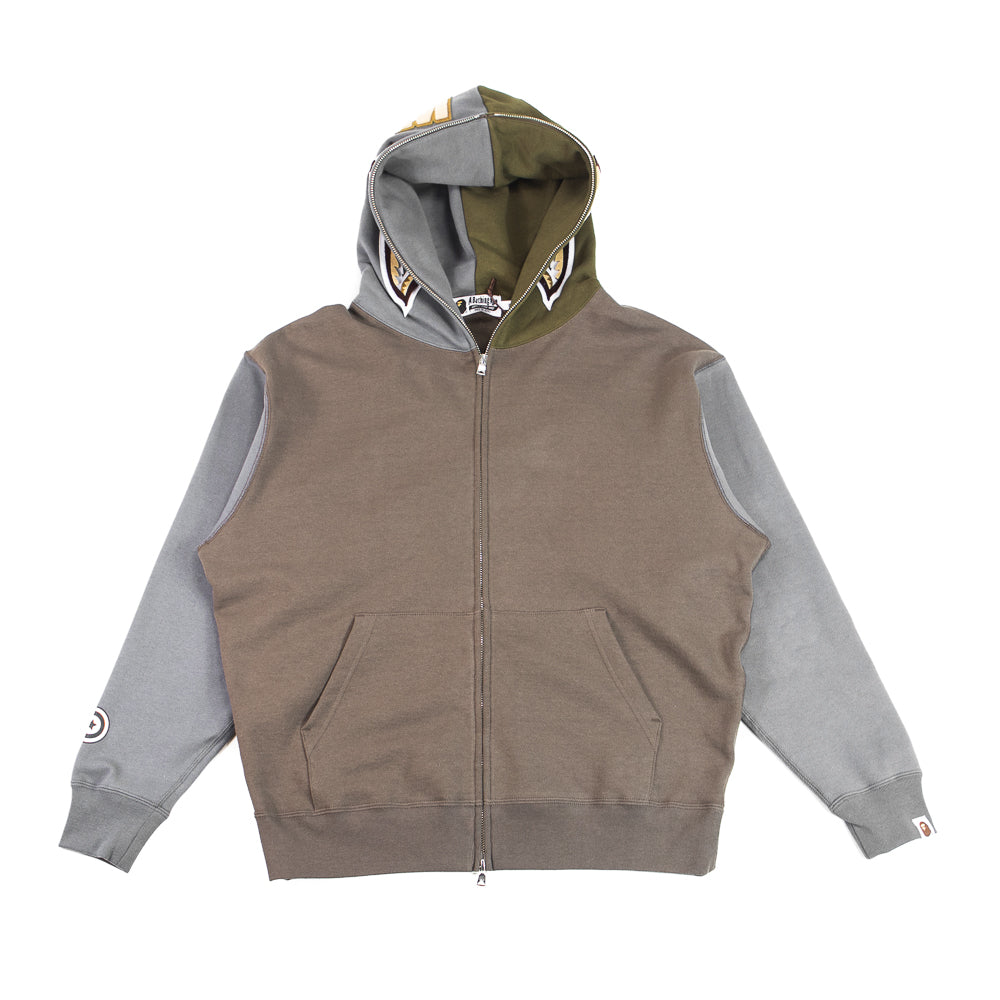 ABC Shark Full Zip Hoodie (Beige) - Image 2