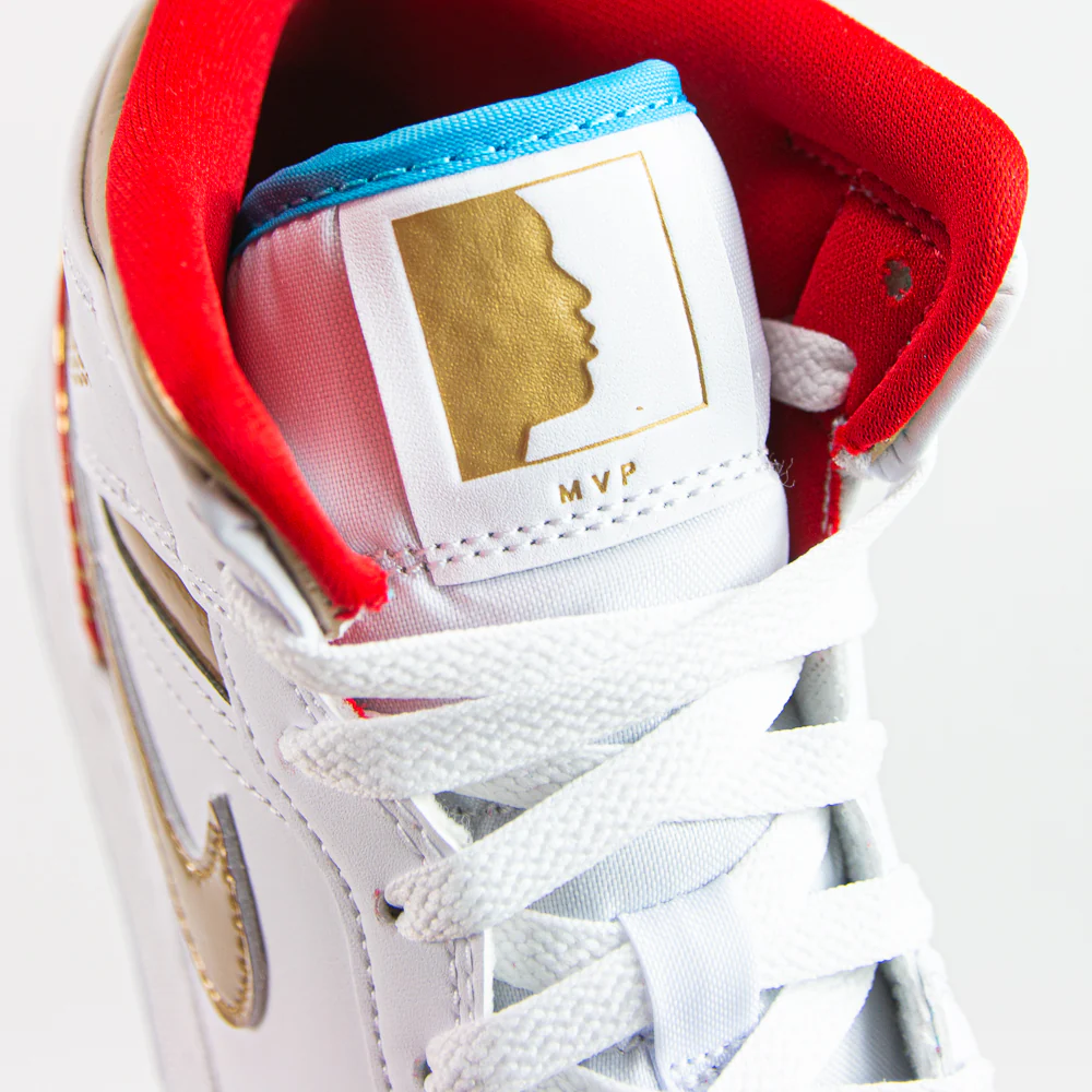 Air Jordan 1 Mid SS GS (White/Metallic Gold) - Image 5