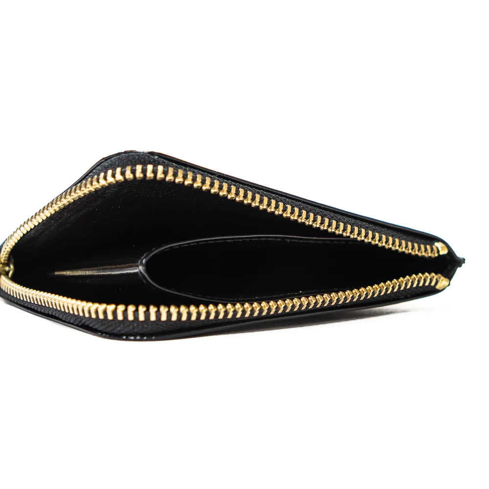 CDG Polka Dots Embossed Wallet (Black) - Image 2