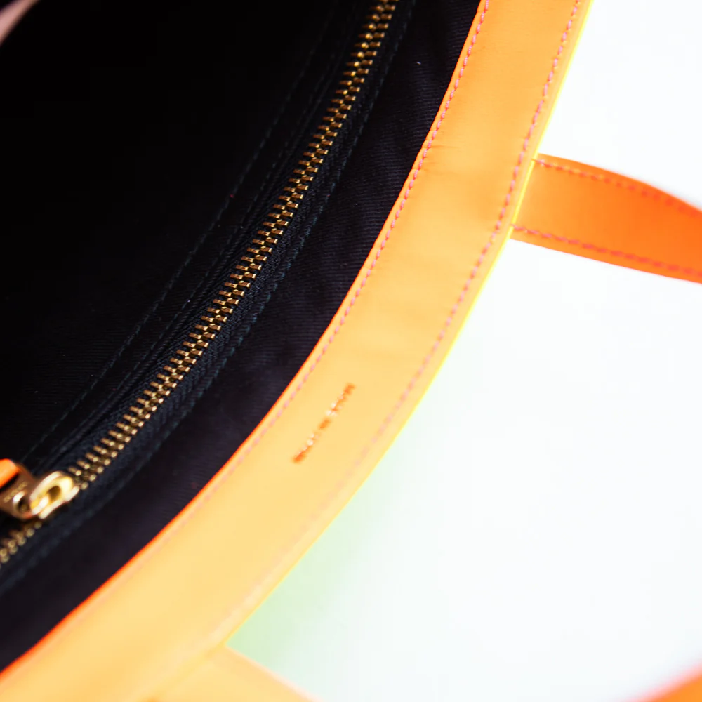 CDG Super Fluo Tote Bag (Yellow/Orange) - Image 2