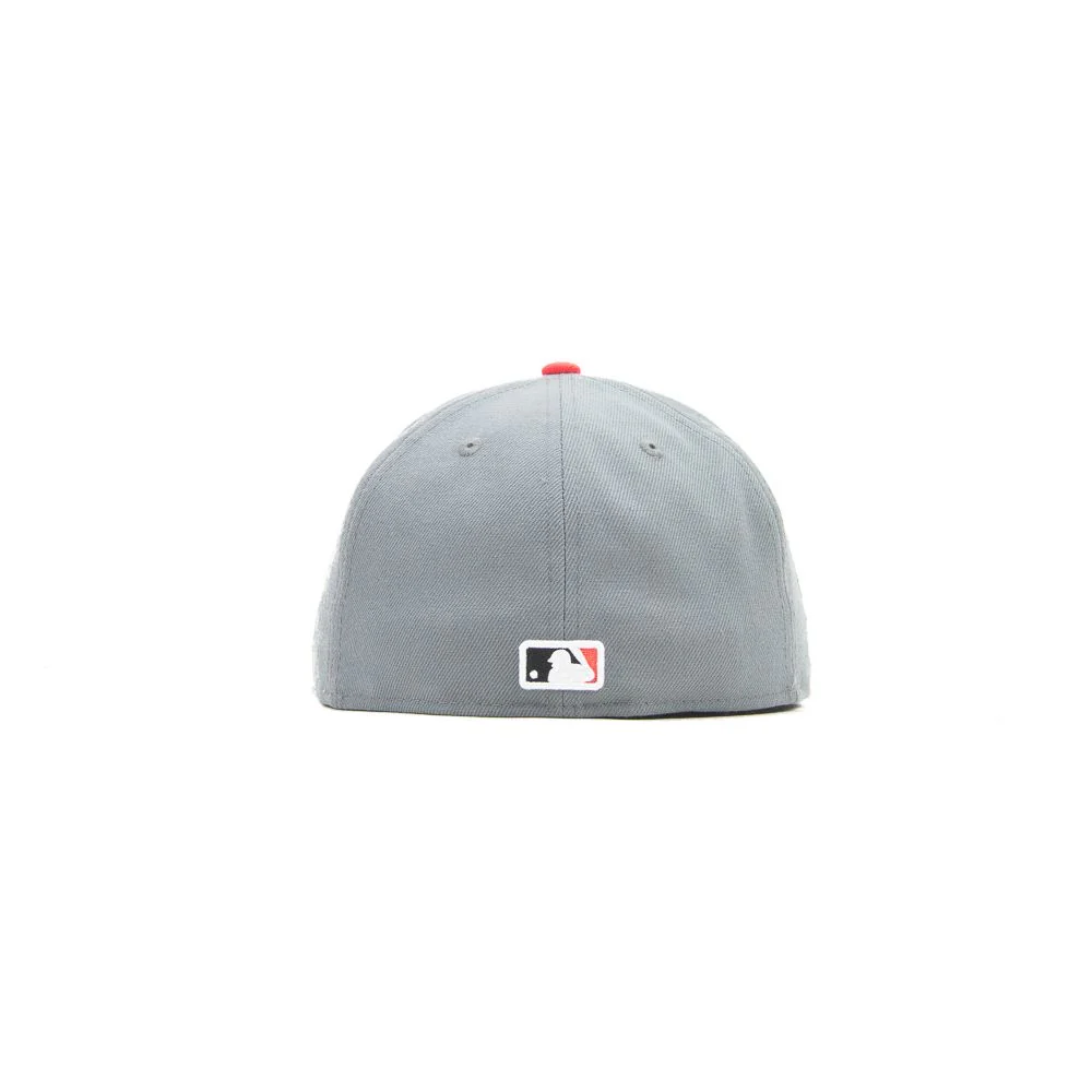 Cincinnati Reds Fountain Fitted Cap (Graphite/Reflective Black/Infrared) - Image 2