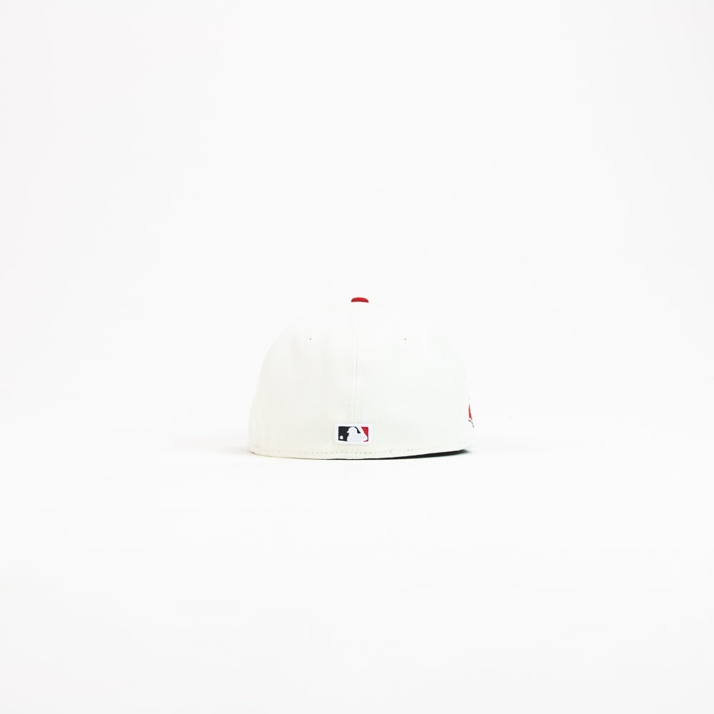 Cincinnati Reds KGJ #30 Fitted Cap (Chrome White/Black) - Image 3