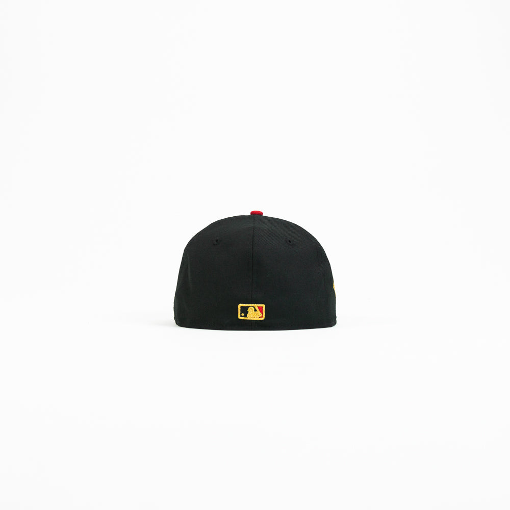 Cincinnati Reds KGJ The Kid Fitted Cap (Black/Red) - Image 3