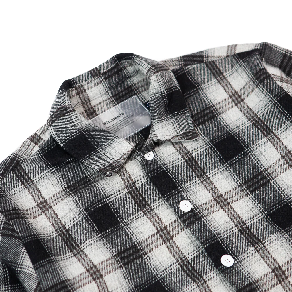 Desmond Flannel L/S Shirt (Black) - Image 2