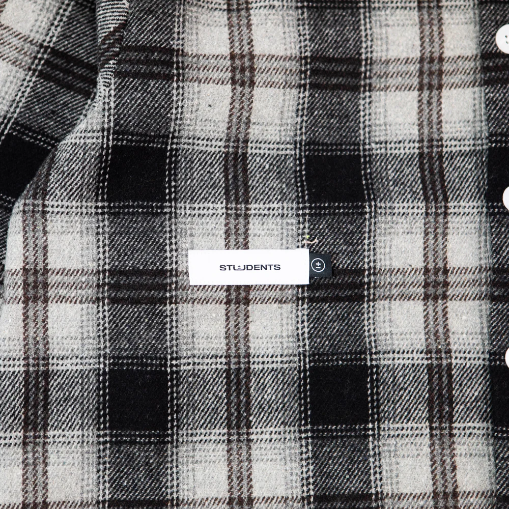 Desmond Flannel L/S Shirt (Black) - Image 3