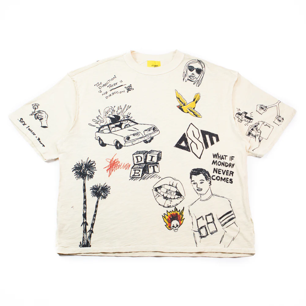 Doodle Tee (Antique White)