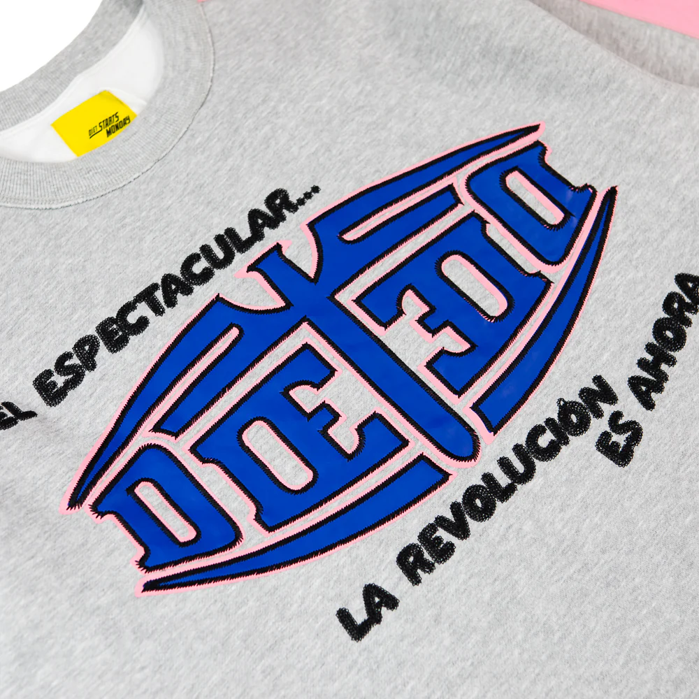 El Espectacular Panel Fleece Racer (Heather Gray) - Image 2
