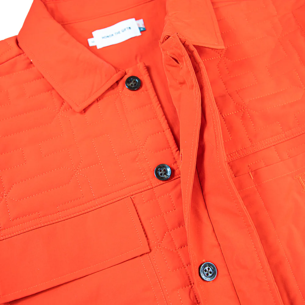 H Quilted Jacket (Orange) - Image 2