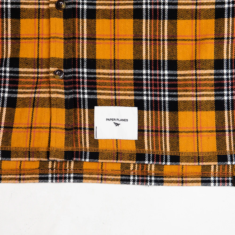 Heavy Flannel Field Shirt (Gold Plaid) - Image 3