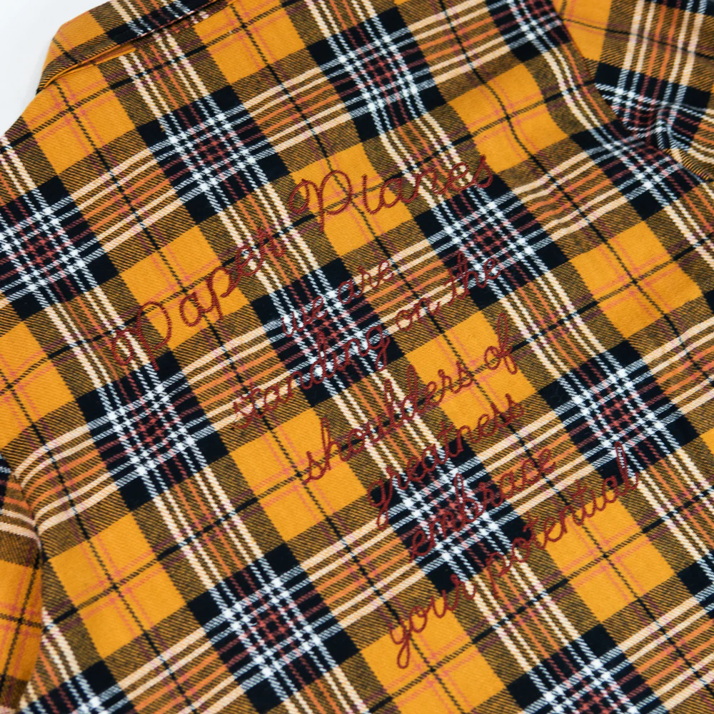 Heavy Flannel Field Shirt (Gold Plaid) - Image 4