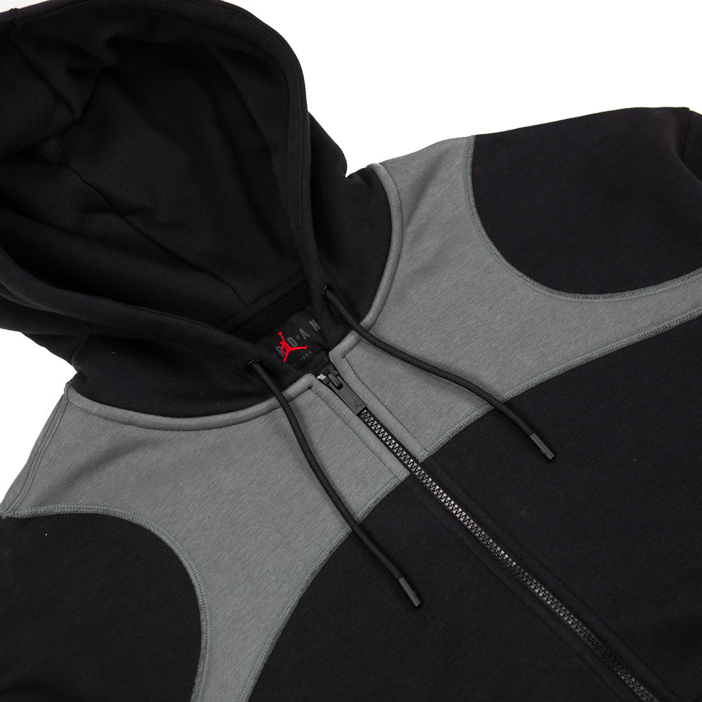Jordan Oversized Full Zip Hoodie (Black) - Image 2