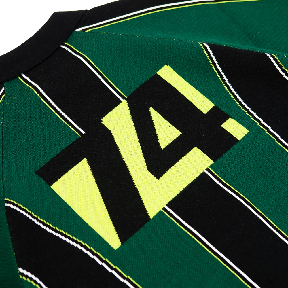 Knit Football Top (Green) - Image 2