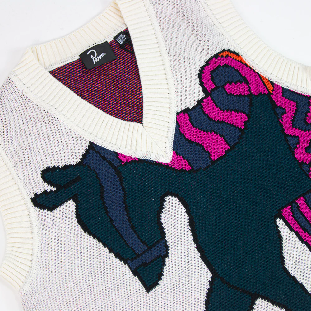 Knitted Horse Knitted Spencer (Off White) - Image 2