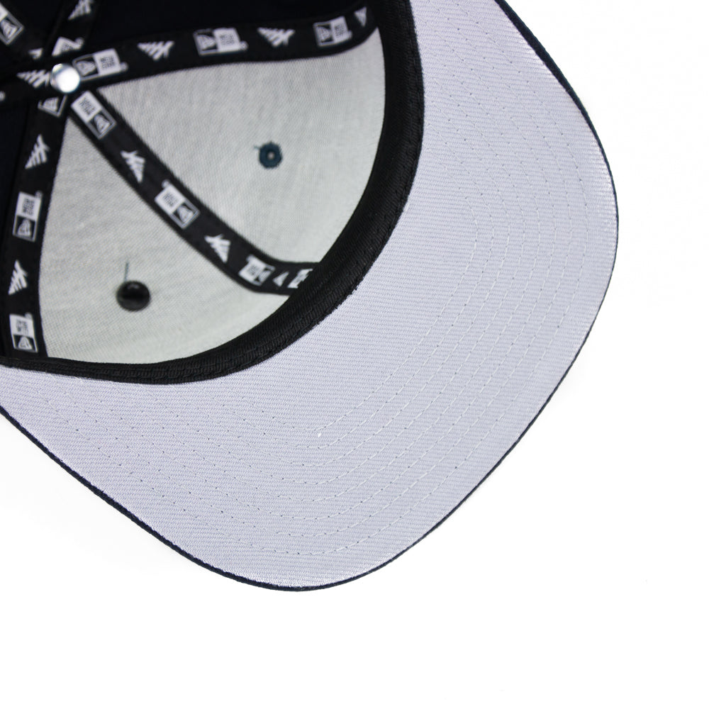 Navy Boy Crown Old School Snapback (Navy) - Image 4
