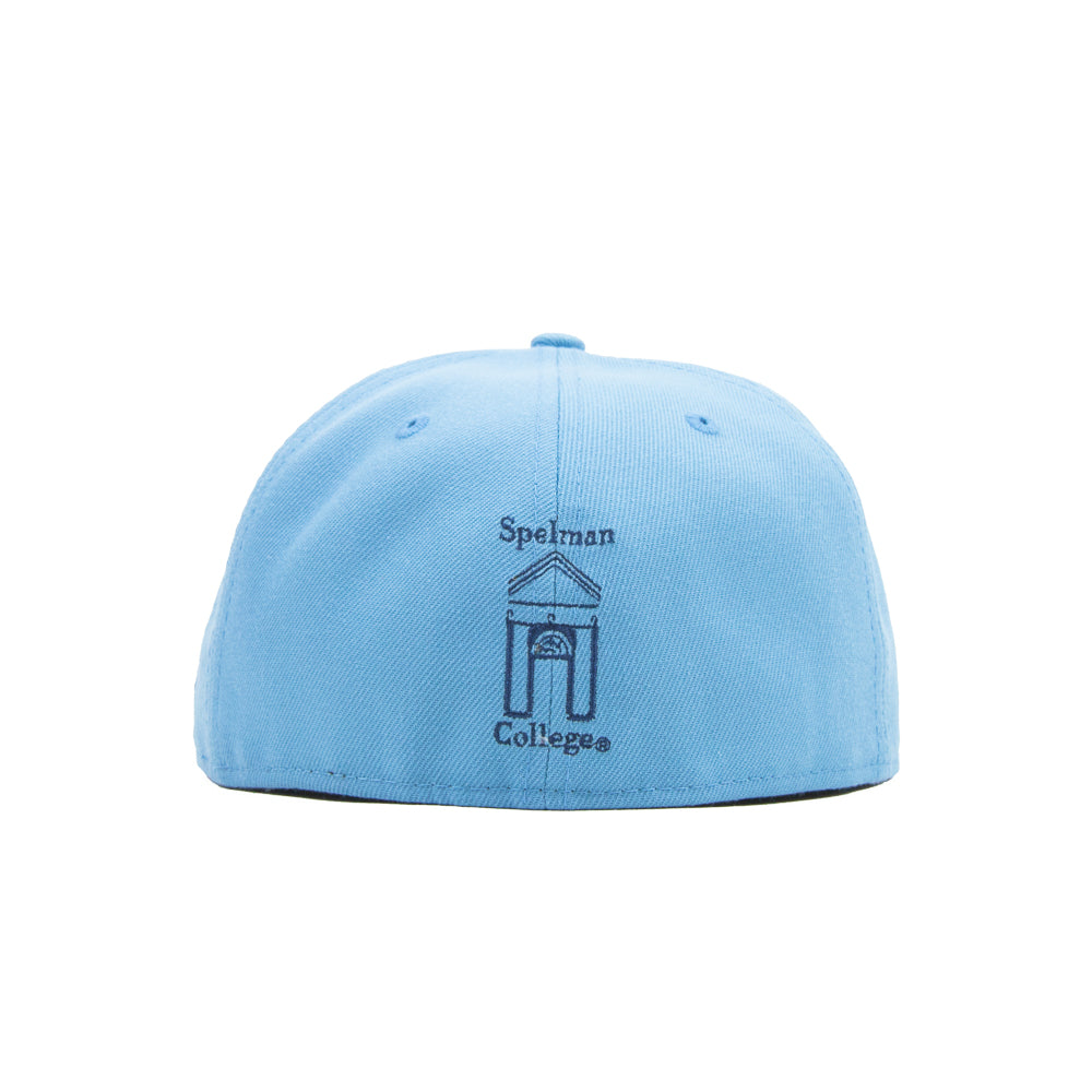 New Era x HBCU Spelman College Fitted Cap (Columbia Blue) - Image 2