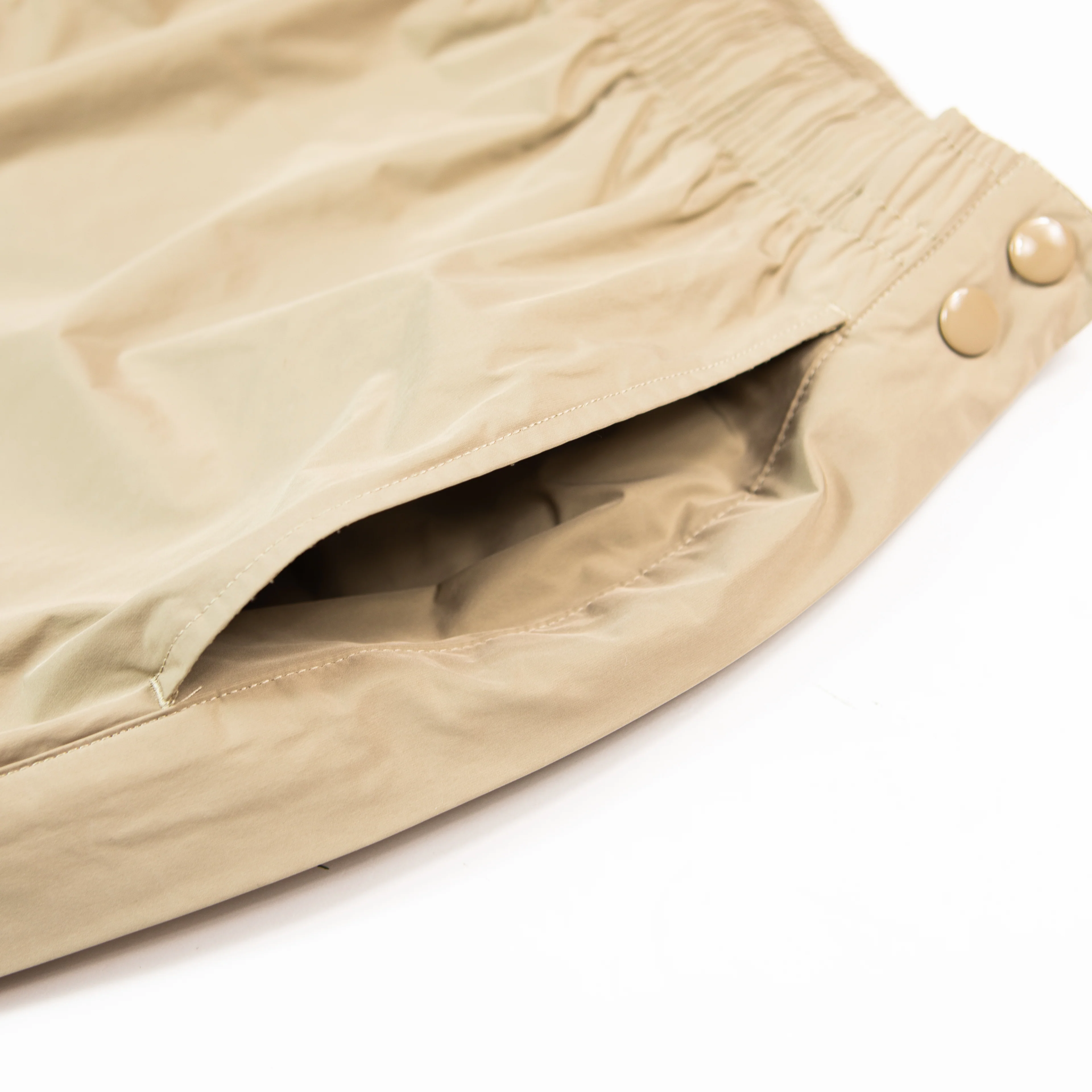 Nike Authentics Tear-Away Pants (Khaki/White) - Image 2
