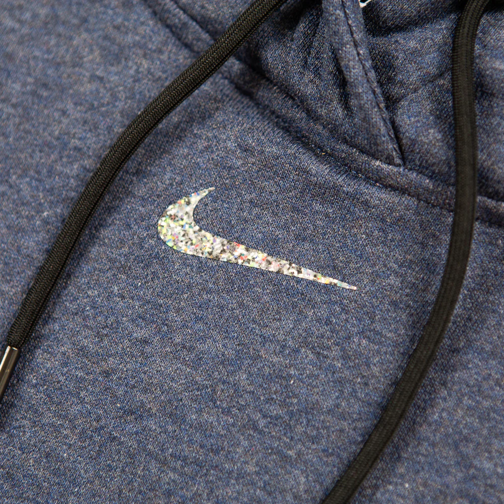 NSW WMNS Easy Fleece Hoodie (Deep Royal Blue/Heather/White) - Image 2