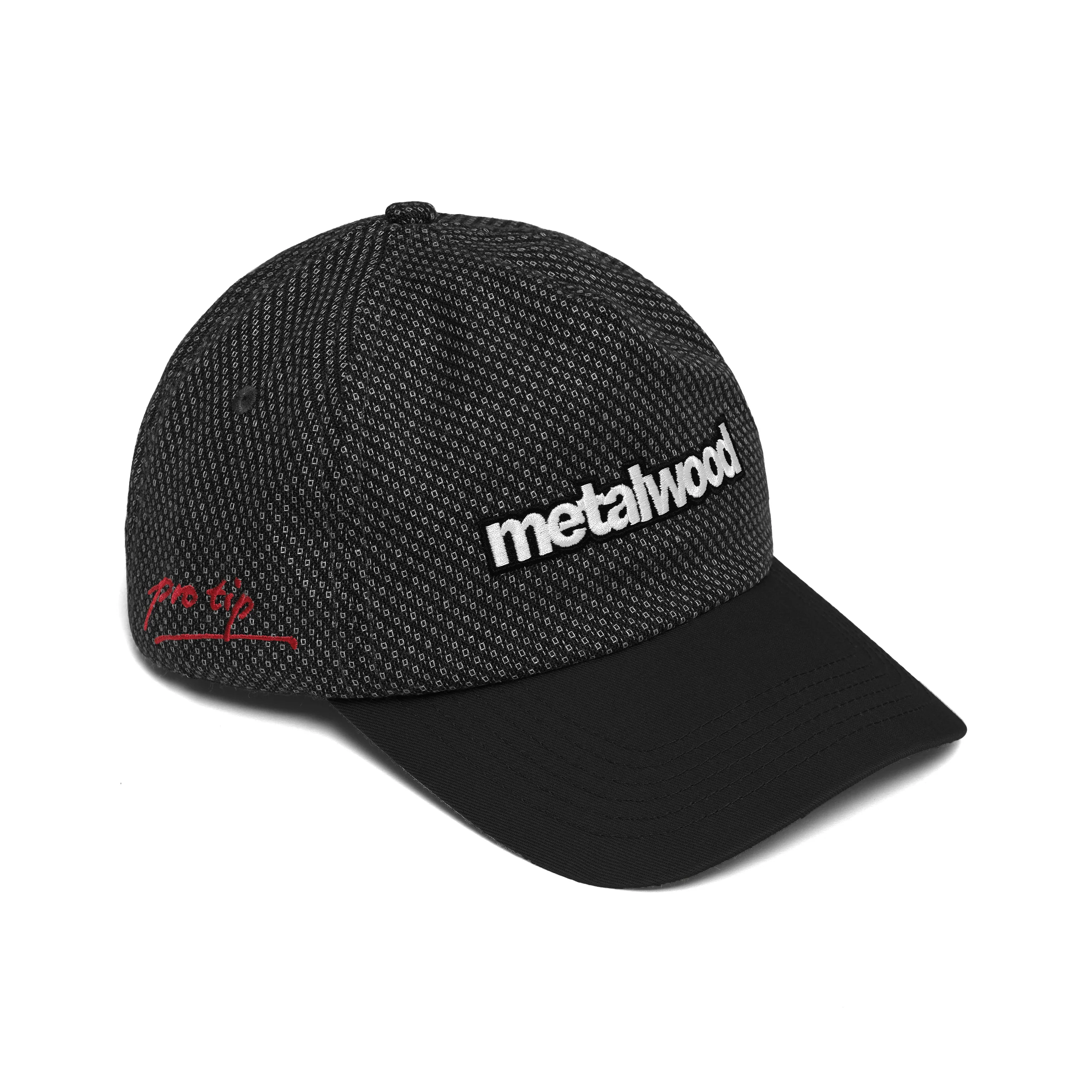 Pro Tip Snapback Hat (Black) - Image 3