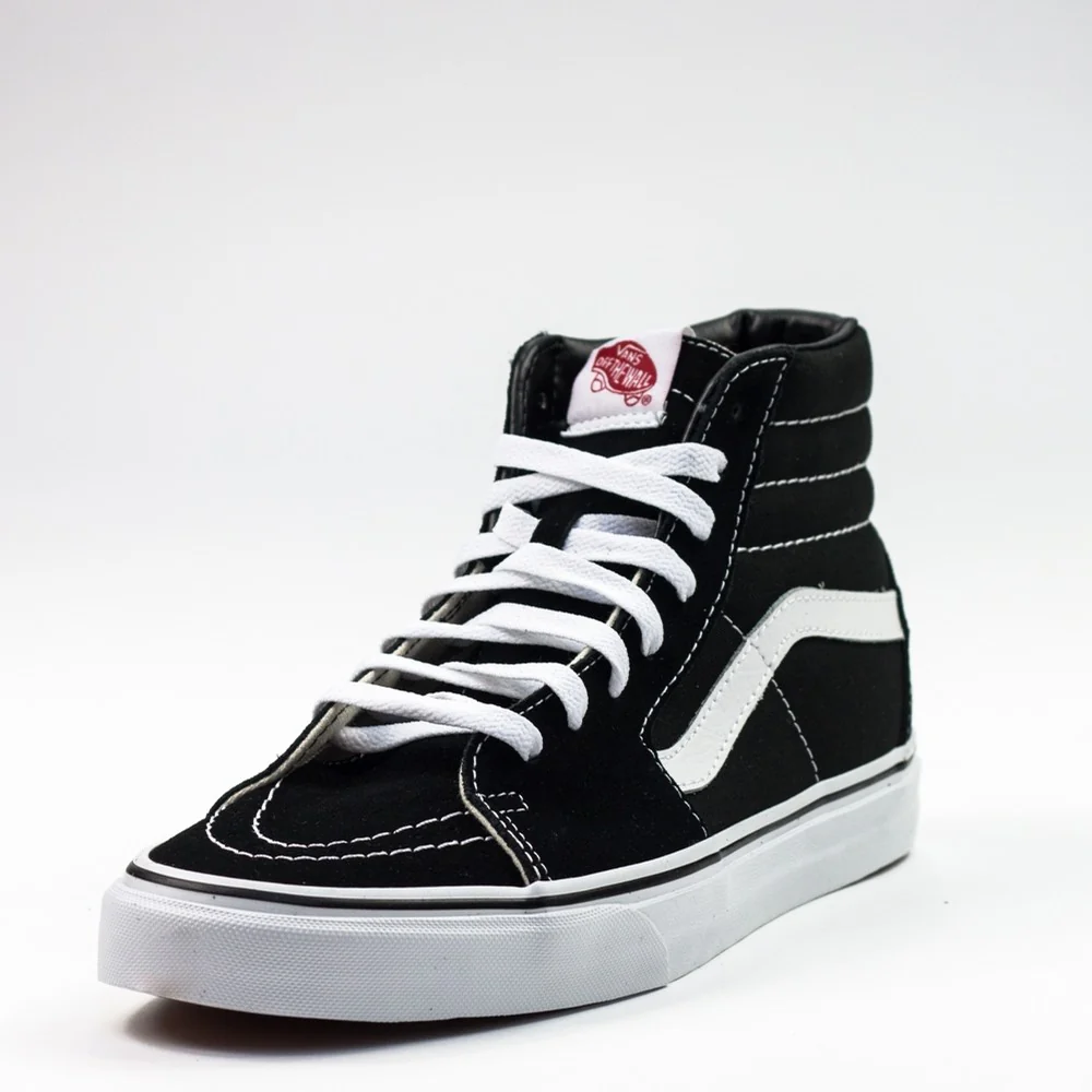 Sk8-Hi (Black/Black/White) - Image 2