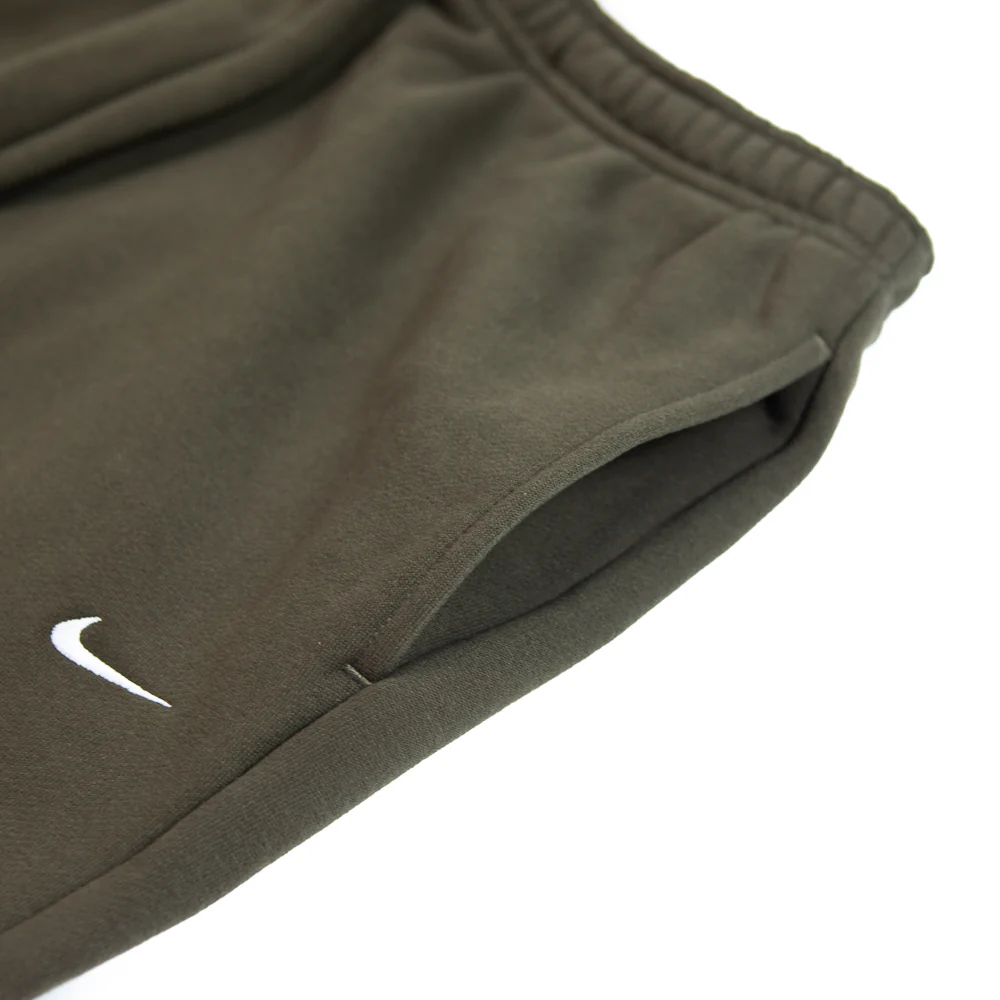 Studio Fleece Medium Weight Women's High-Rise Oversized Cuffed Pants (Dark Hazel/Sail) - Image 2