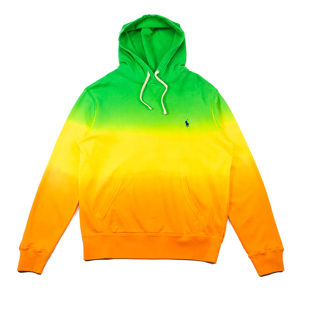 Tie Dye Pullover Hoodie (Orange Multi)