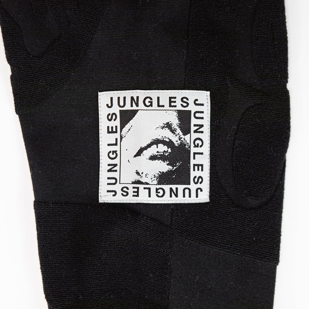 Towelling Hoodie (Black) - Image 2