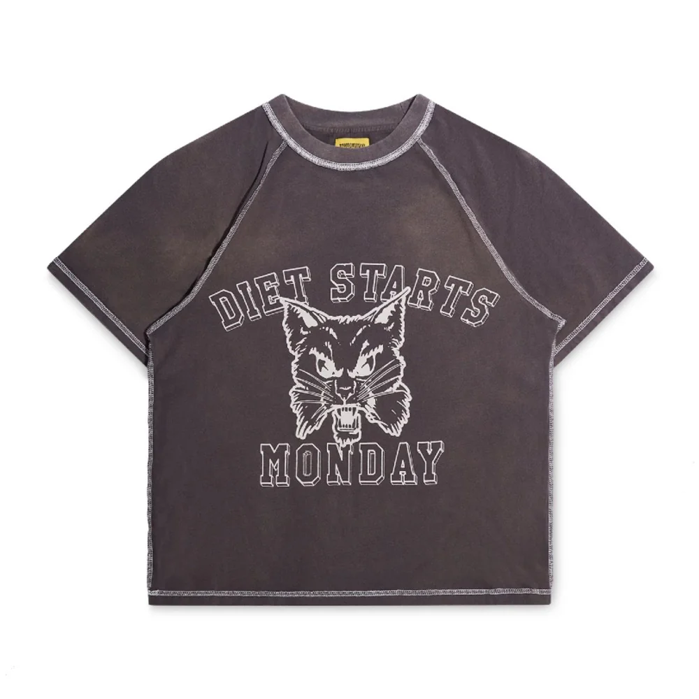 Wildcat Raglan (Grey/White)